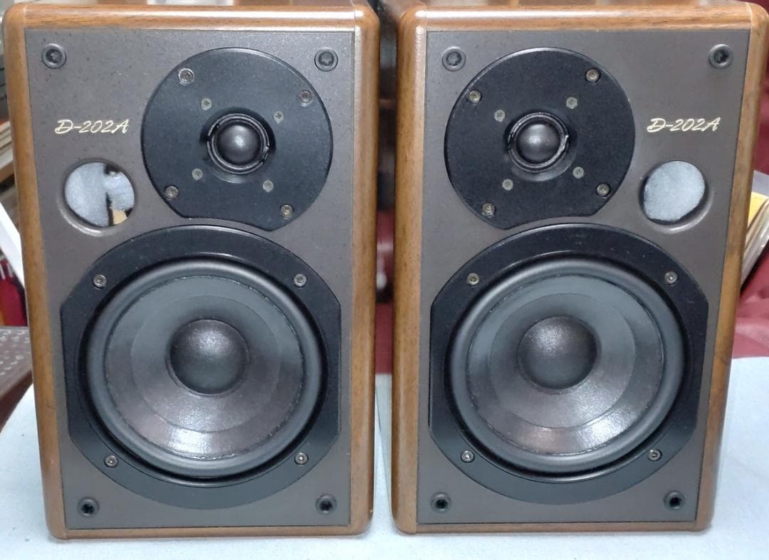 (動作品/エッジ交換済) Onkyo D-202A ブックシェルフスピーカーペア