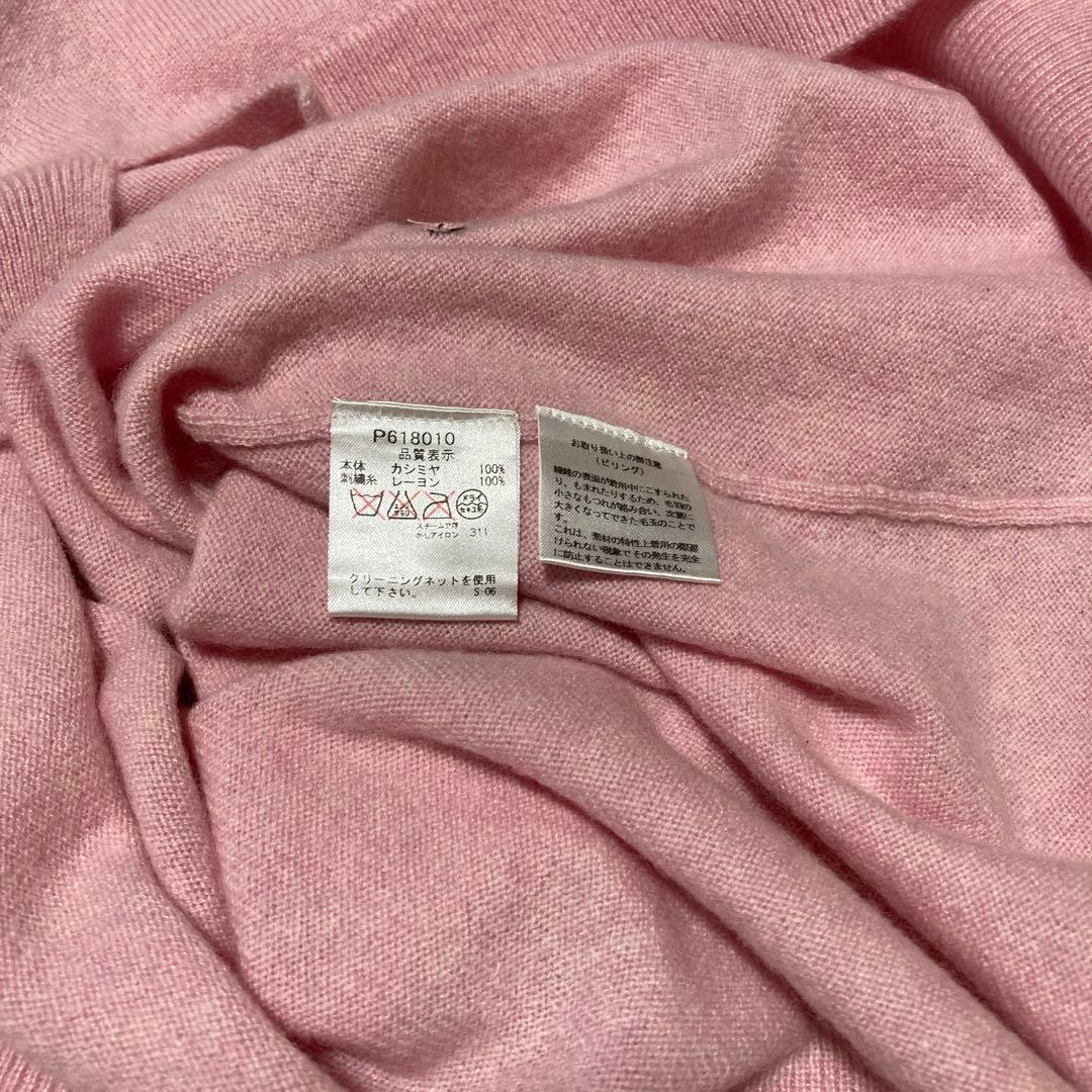 PICONE カシミヤ100% 長袖タートルネックチュニック