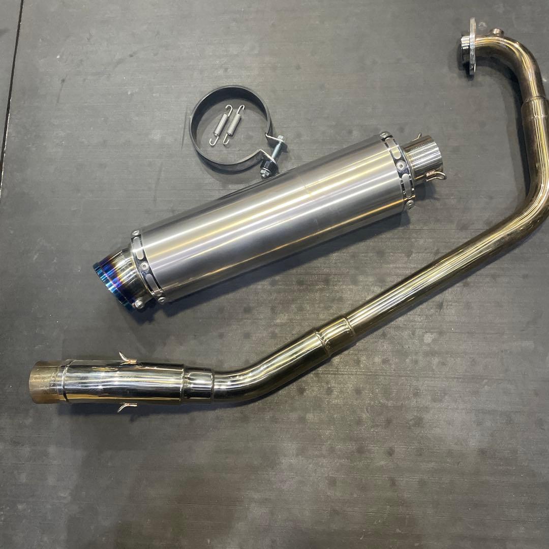 ◆D182　GSX-R125　リアルスピード　メテオ　チタン/ステン社外マフラー