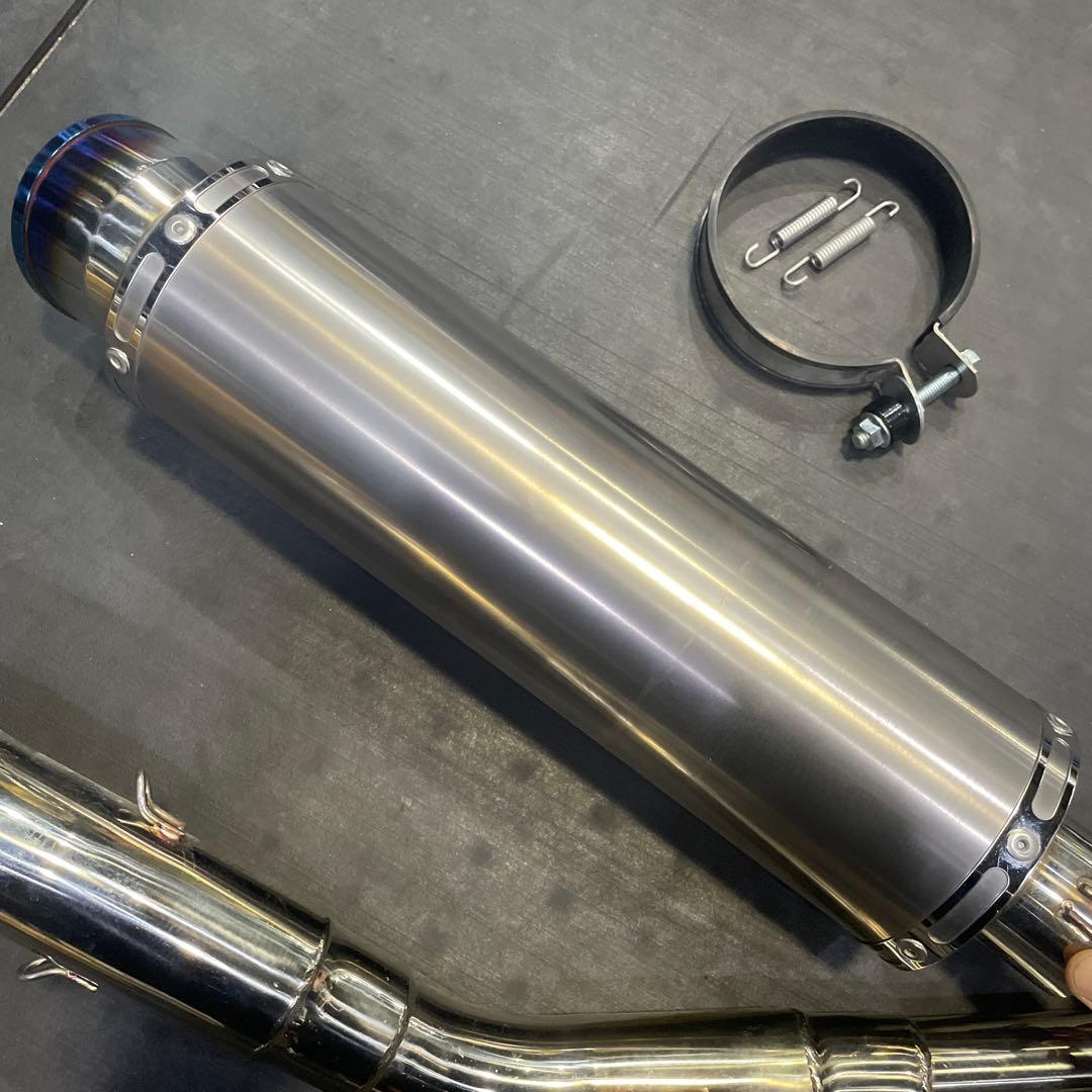 ◆D182　GSX-R125　リアルスピード　メテオ　チタン/ステン社外マフラー