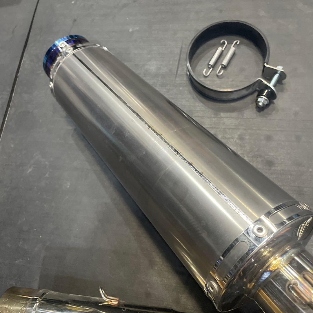 ◆D182　GSX-R125　リアルスピード　メテオ　チタン/ステン社外マフラー
