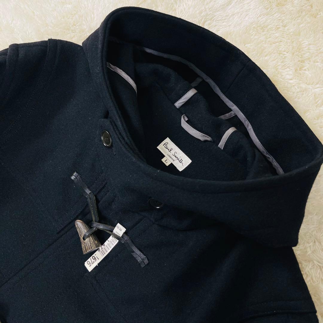 ポールスミス 英国風 ダッフルコート 黒 L