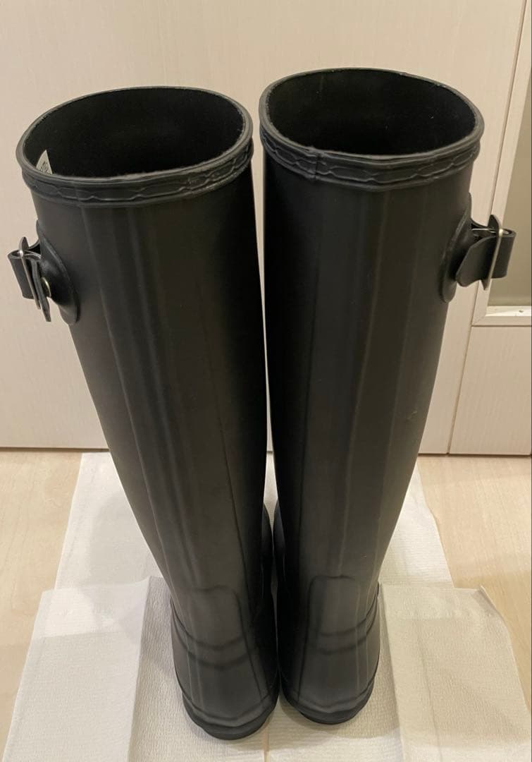 ハンター　ブーツ　UK4 US6 EU37 ブラック　ロングブーツ