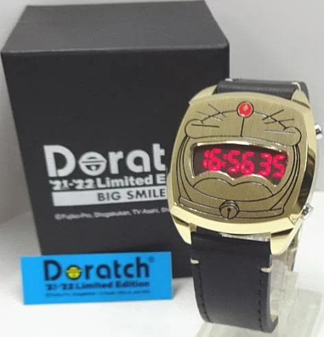 どらめんて　新品　ドラッチ LED（BIG SMILE）腕時計