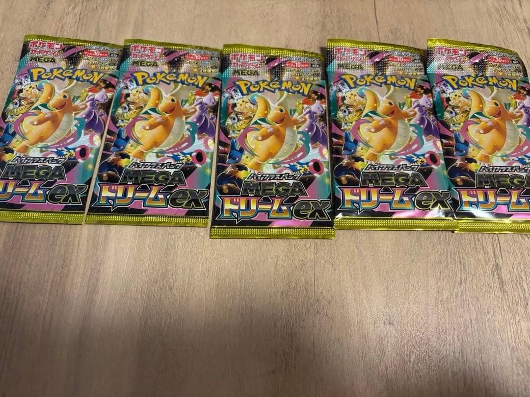 MEGAドリームex新品未開封　シュリンク付き　1BOX +バラ5パックセット