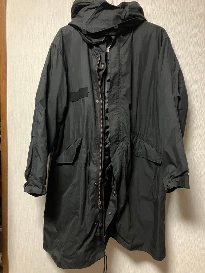 waiper m65 ブラック モッズコート ロング丈