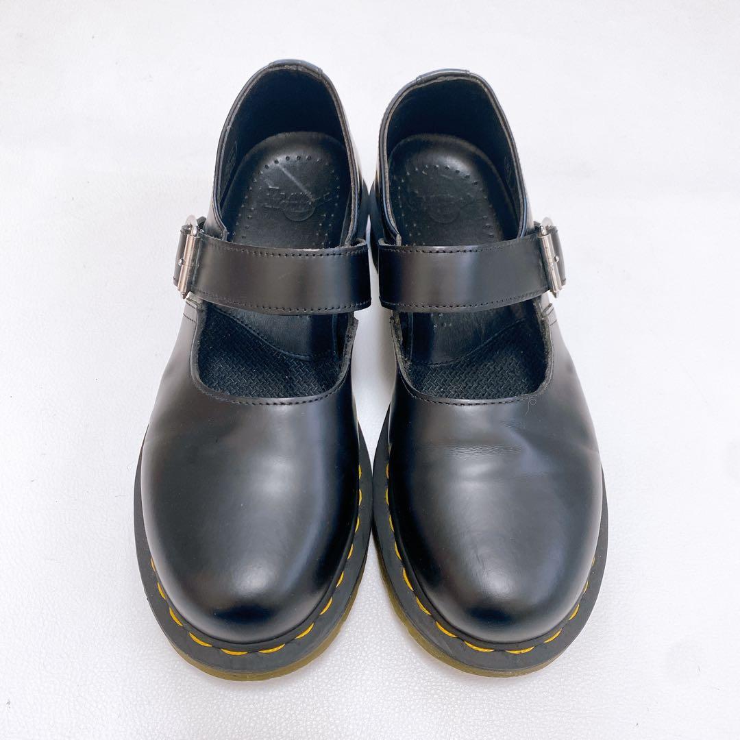 美品ドクターマーチン メリージェーン Tバーシューズ UK5 ブラック