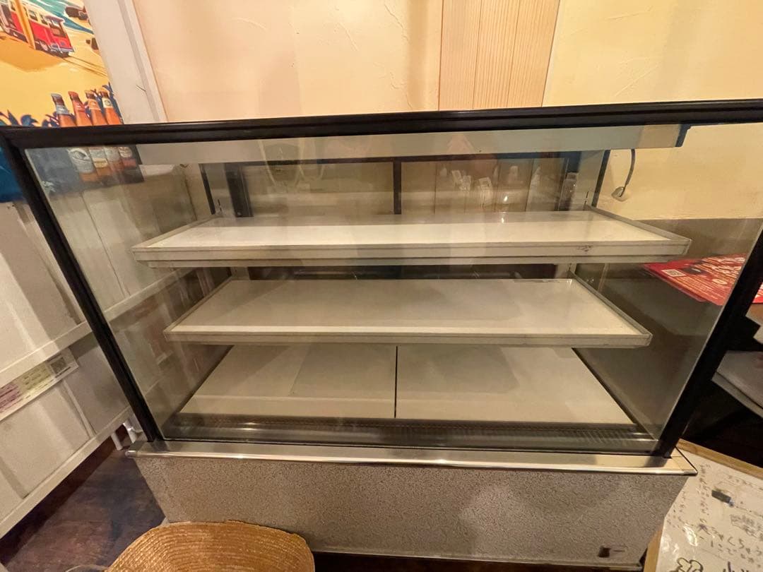 SANYO 冷蔵ショーケース キャスター付き【引き取り限定】