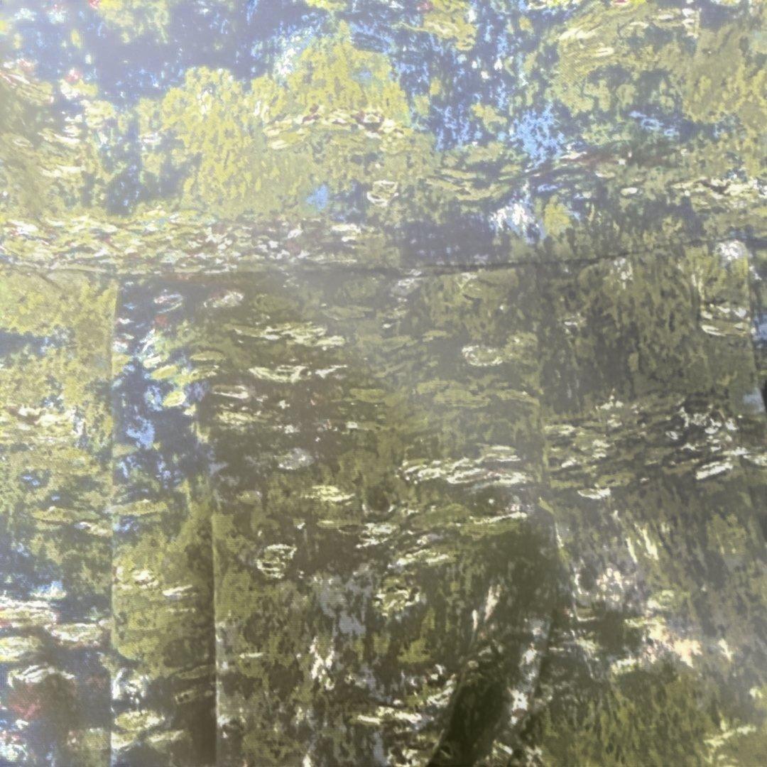 フェリシモ　ロングワンピース モネ　睡蓮の模様　LLサイズ　美品