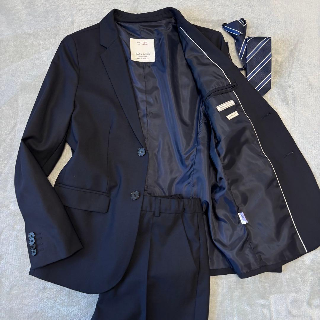 美品✨ ZARA BOYS 152 セレモニー 卒服 セットアップスーツ