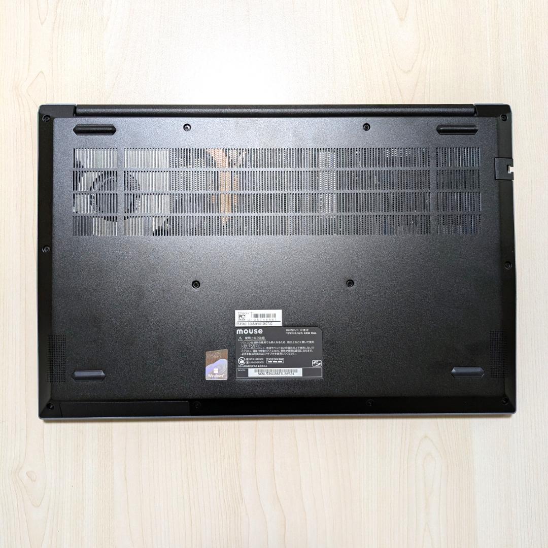 mouse マウスコンピュータ ノートPC 15.6インチ シルバー