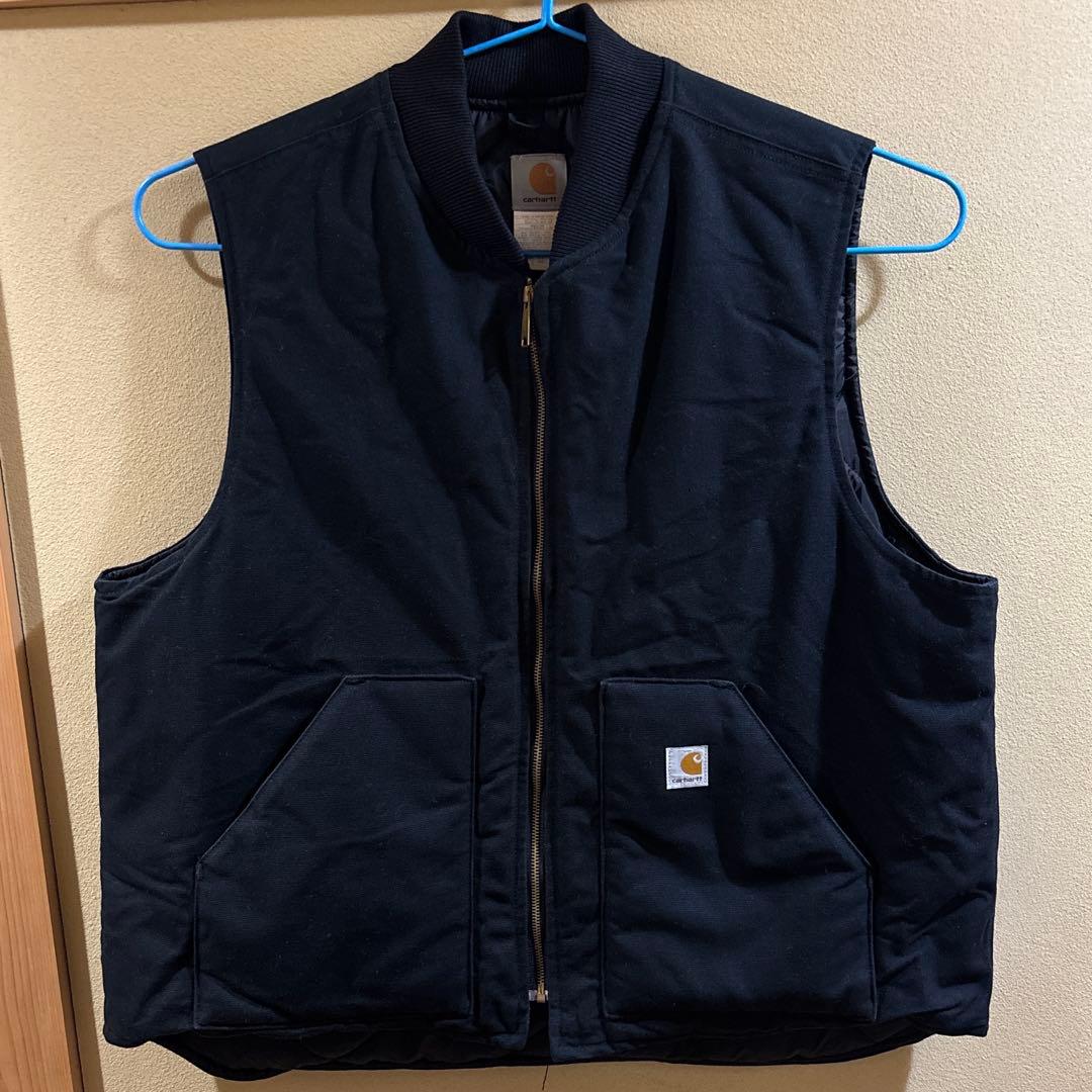 カーハート　キルティングベスト　中綿　アメリカ製　オーバーサイズ