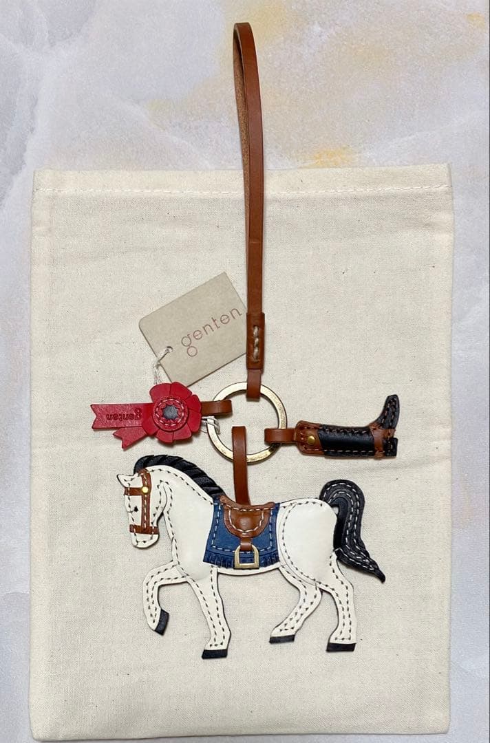 【新品未使用】 ゲンテン　チャーム　白馬 2026年新作