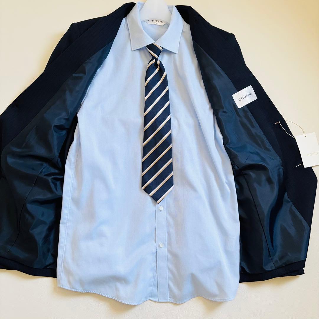 2642【新品タグ付き】ショパン 170cm キッズフォーマル ネイビー 男の子