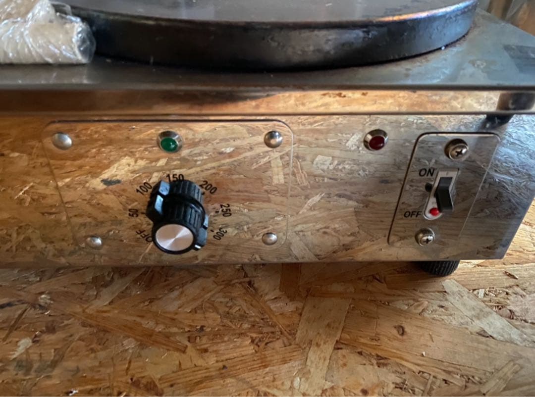 クレープ焼器 電気式 2連 クレープメーカー 業務用 ma125Ou