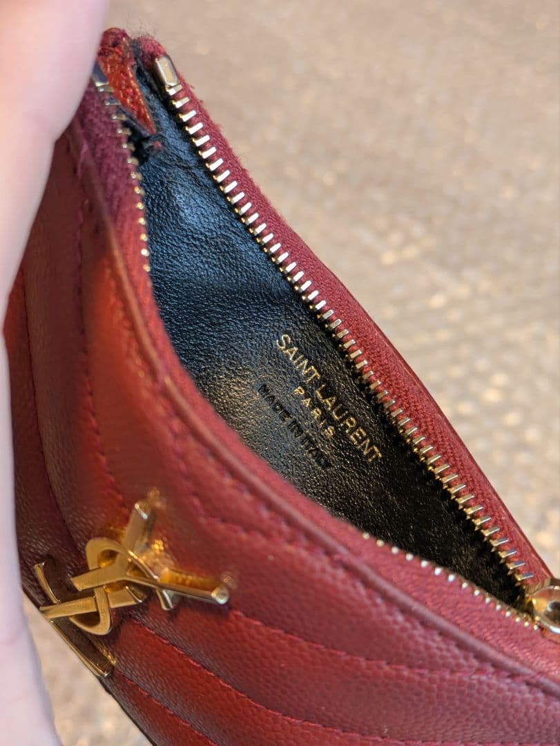 YSL サンローラン　パスケース付きケース