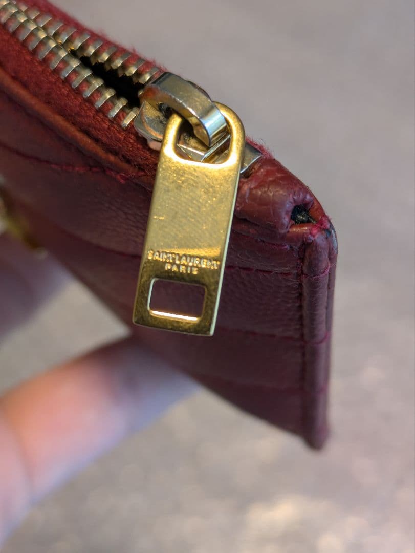 YSL サンローラン　パスケース付きケース