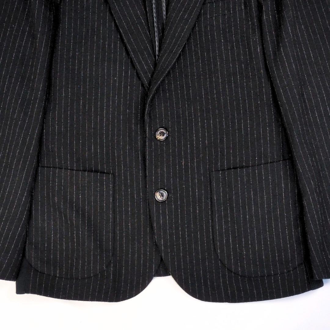 希少サイズ ウノピュウノ 2XL テーラード ジャケット ストライプ VII