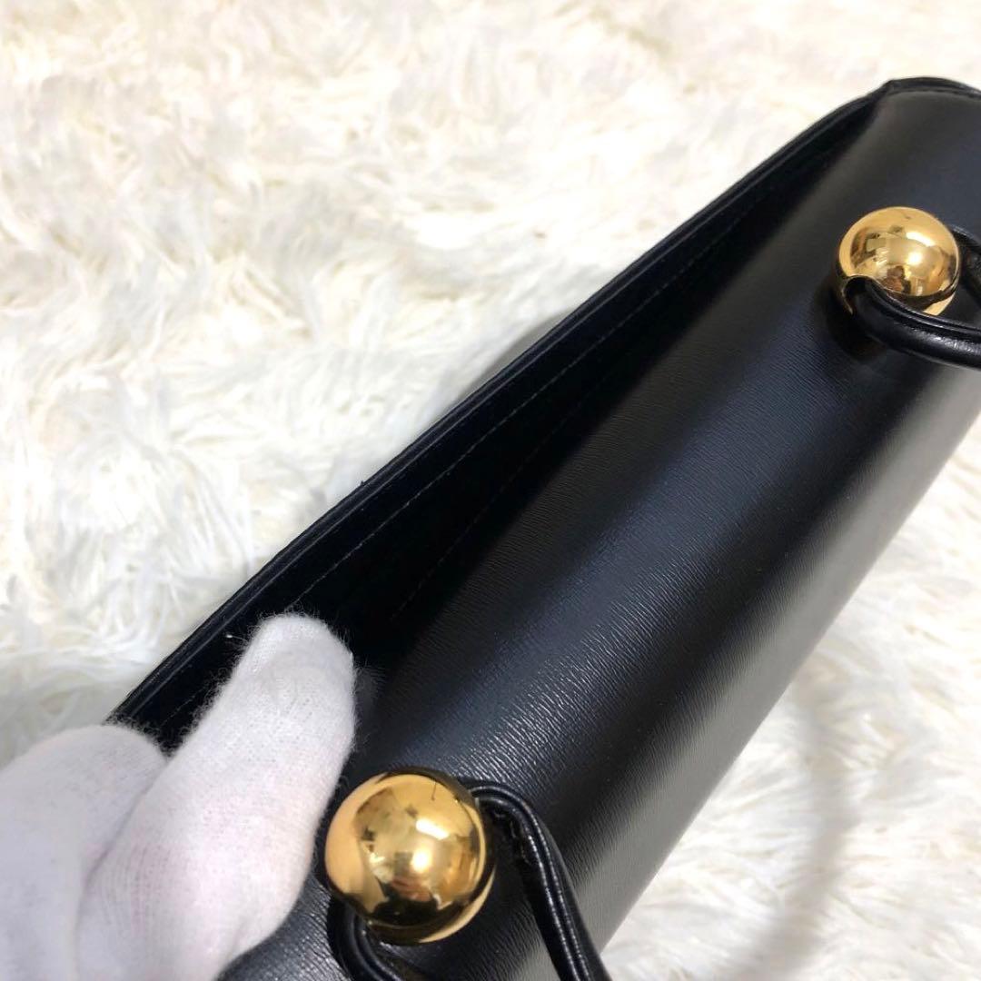 新品同様✨ハマノ ロイヤルモデルハンドバッグ フォーマル　皇室御用達 ブラック