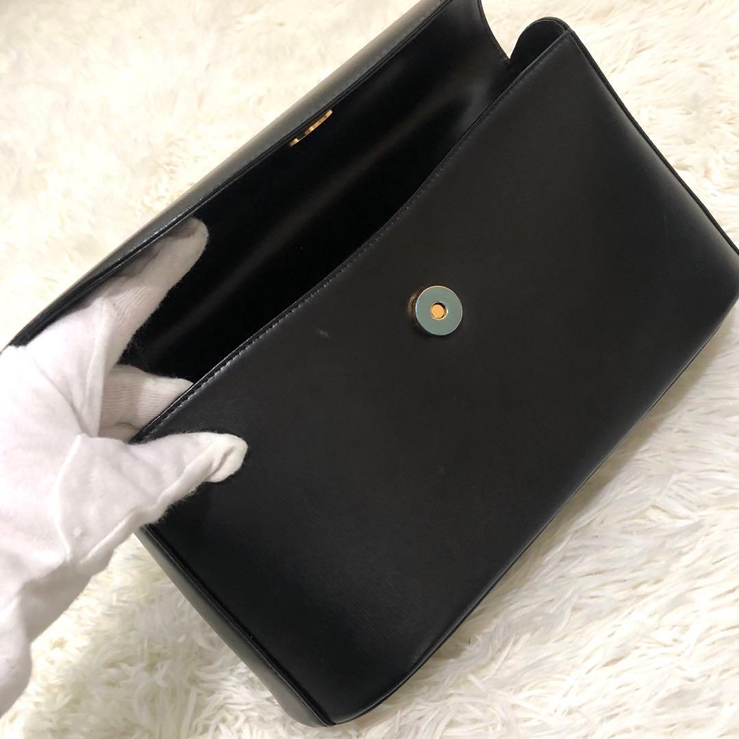 新品同様✨ハマノ ロイヤルモデルハンドバッグ フォーマル　皇室御用達 ブラック