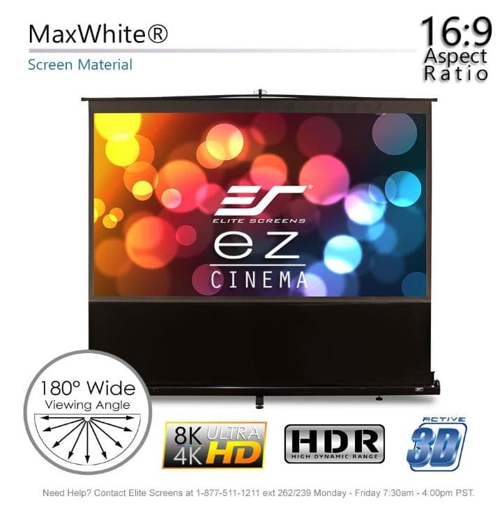 自立型 エリートスクリーン EZシネマ 80インチ（16:9） F80NWH