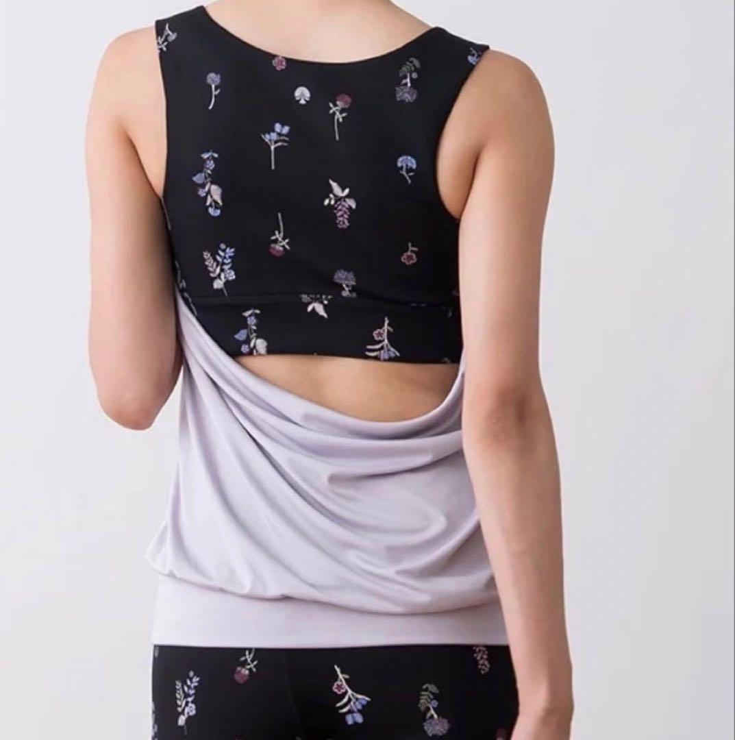 【SUKALA】フラワーブーケカバータンクトップ L 限定品　最新　ブラック