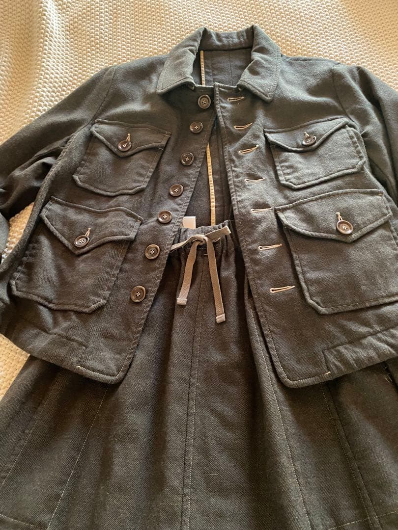 「synge112」45Rアニージャケット、スカートセット