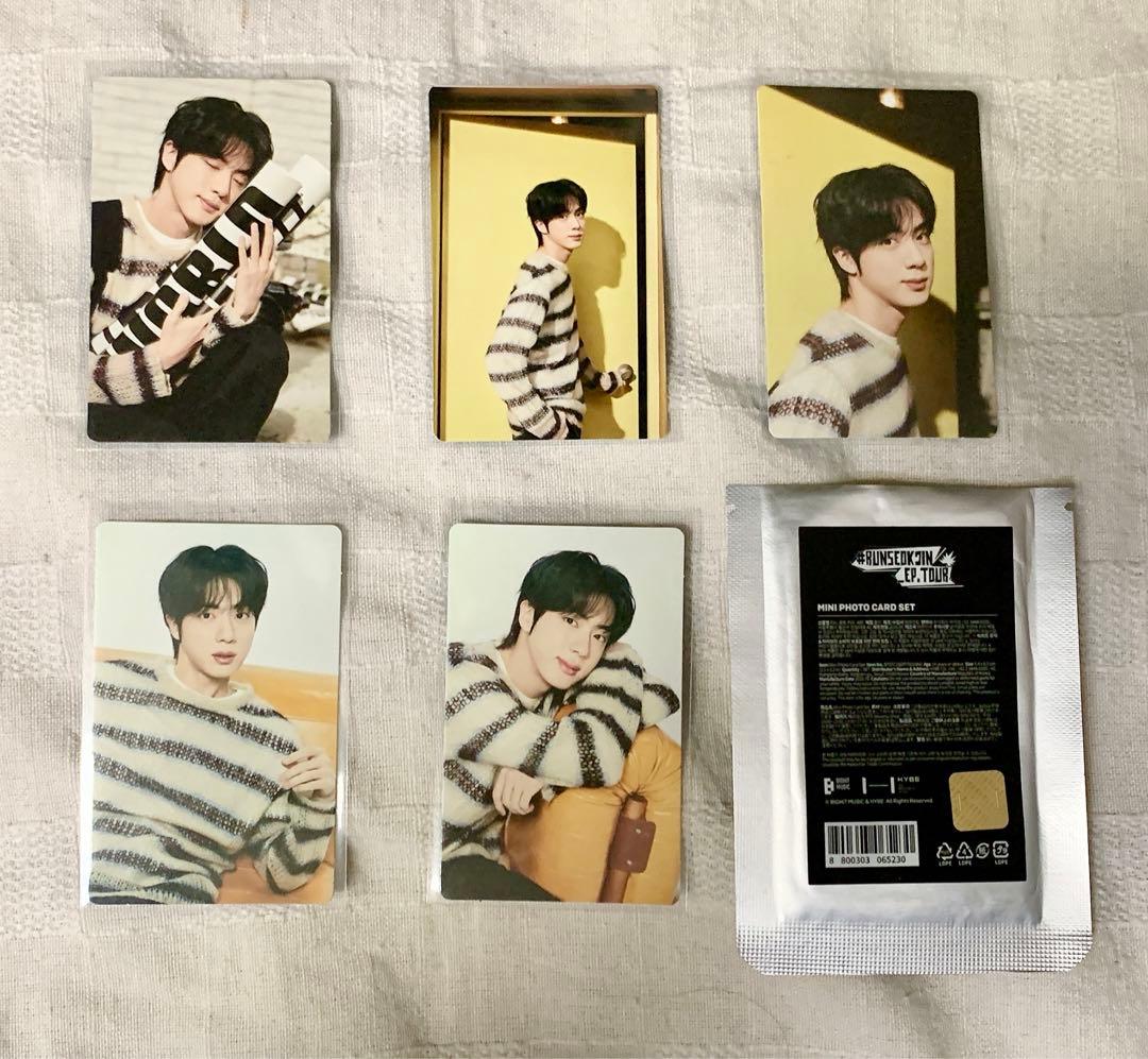 RUNSEOKJIN ミニフォトカード Photo card グローバル JIN