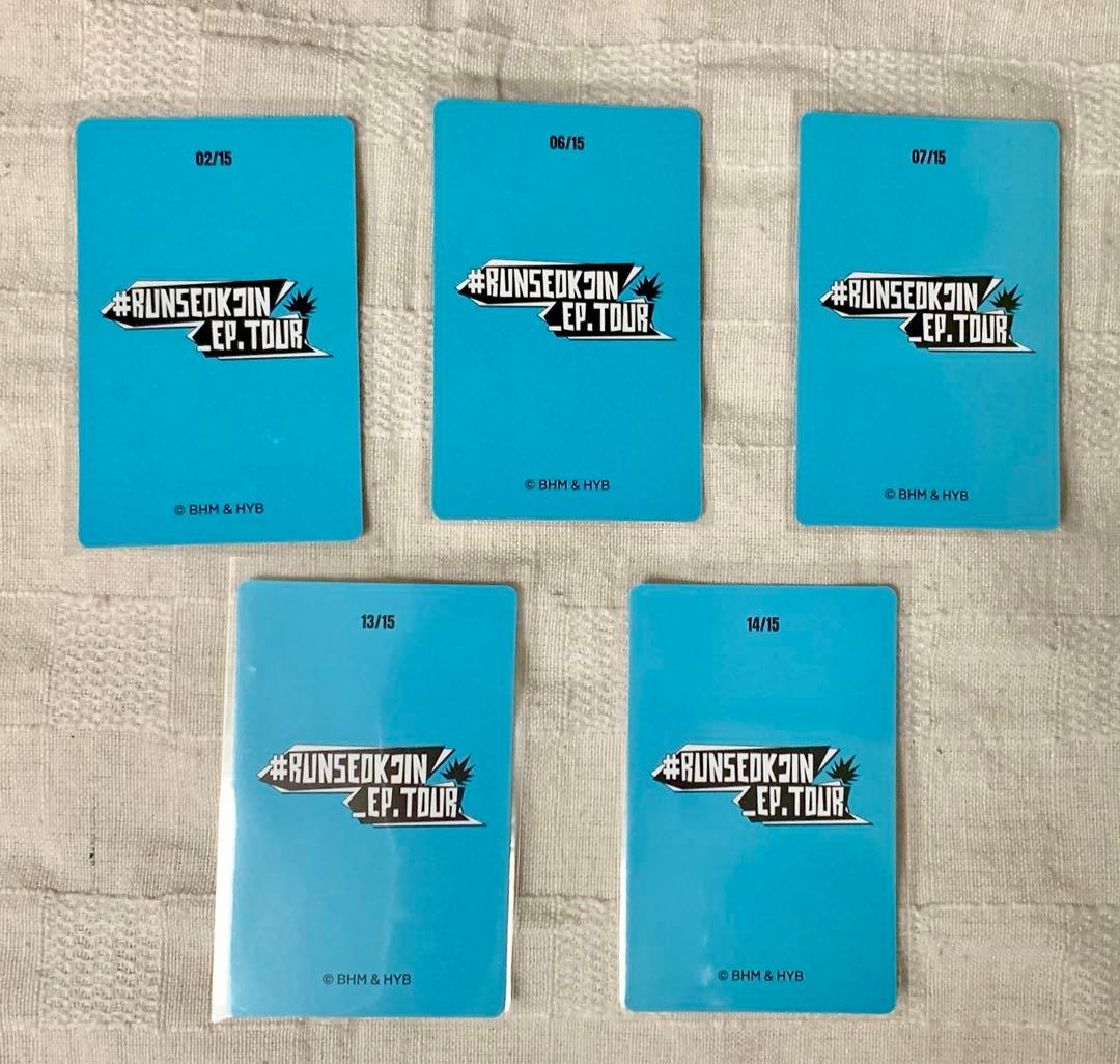 RUNSEOKJIN ミニフォトカード Photo card グローバル JIN