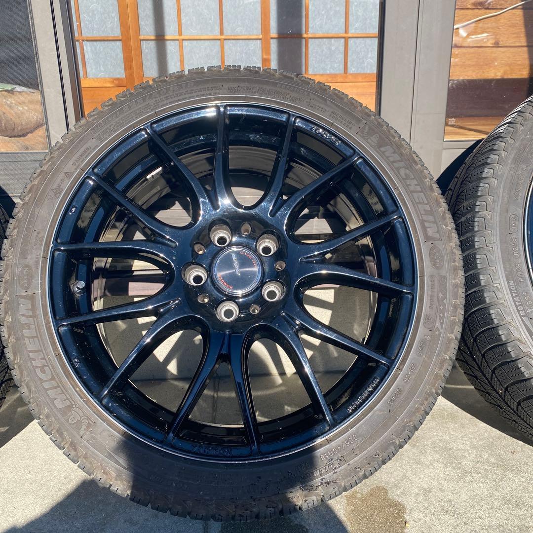 ち*そ様 レイズ　ホムラ　18インチ　4本セットスタッドレス