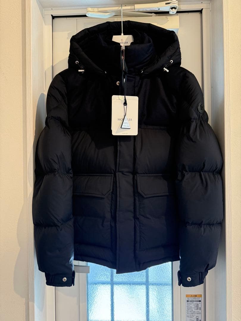 38万新品★モンクレール★3★ダウンジャケット『Mussala』ダークネイビー
