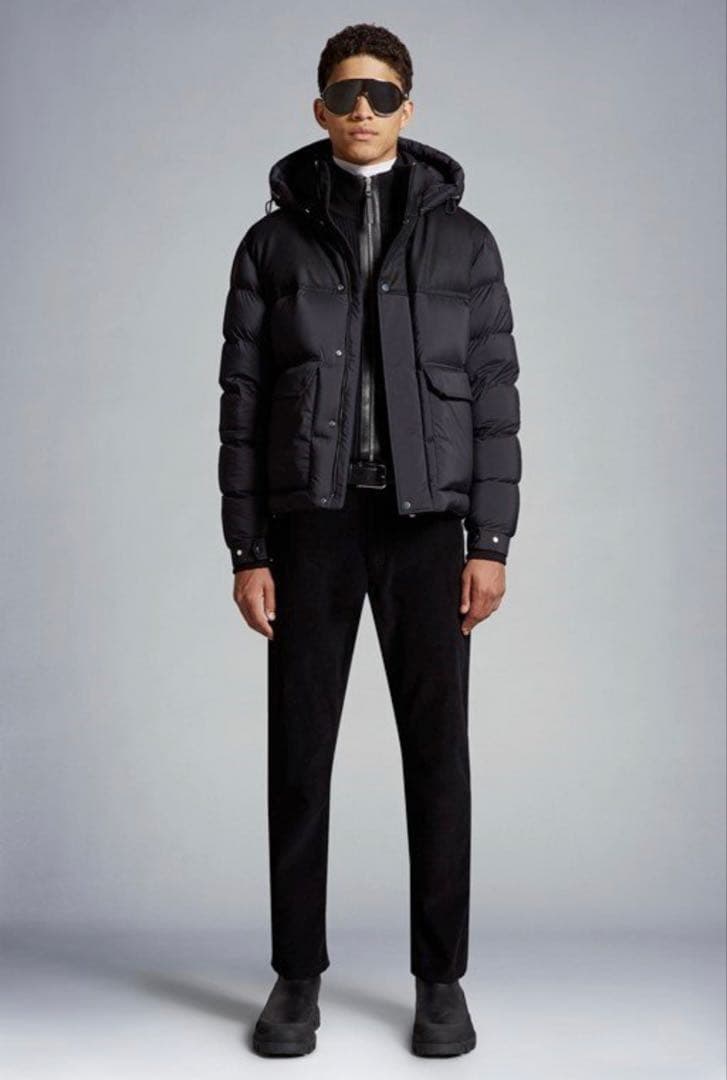 38万新品★モンクレール★3★ダウンジャケット『Mussala』ダークネイビー