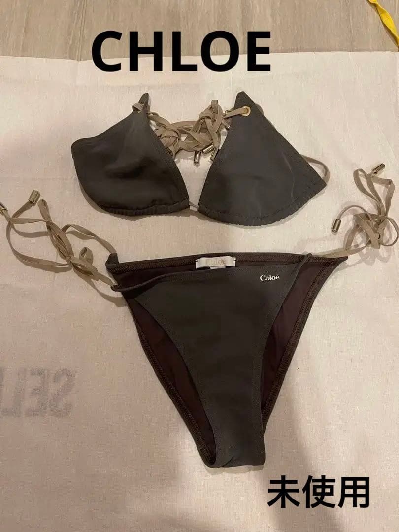 【タイムセール】CHLOE クロエ　ロゴ　ビキニ　未使用