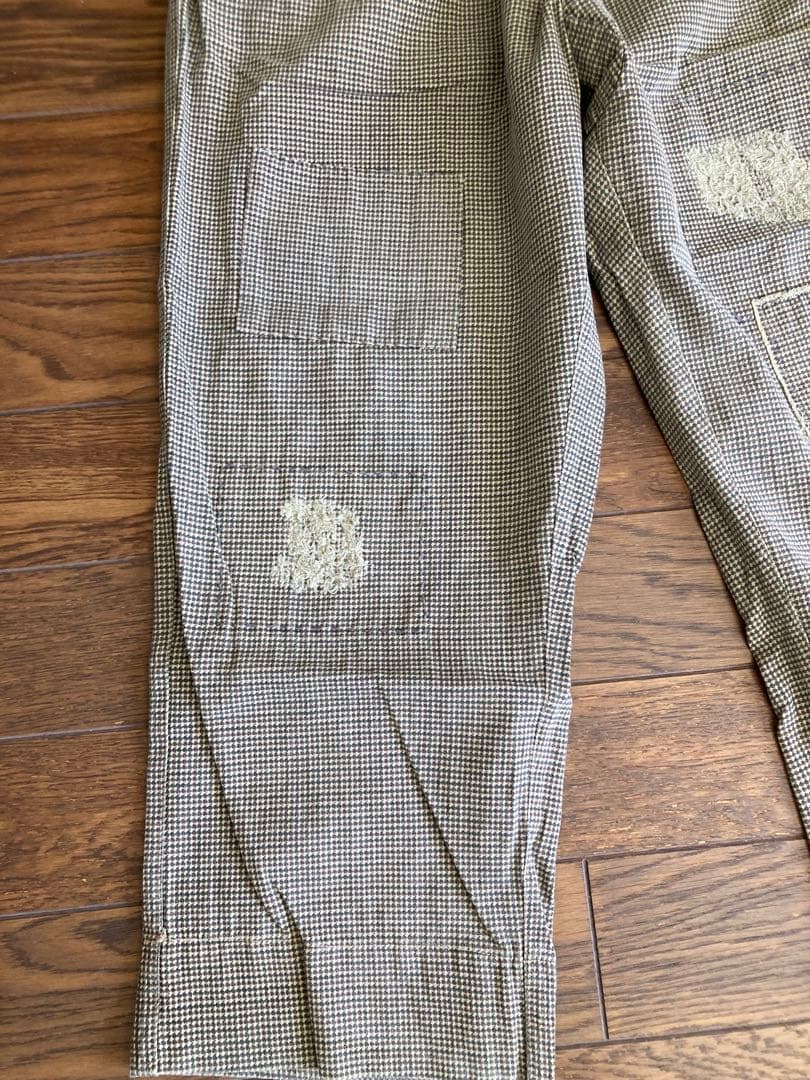 Magnolia Pearl.マグノリアパール/チェック柄 パッチワーク パンツ