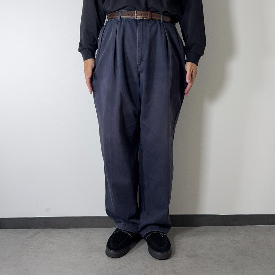 PoloRalphLauren90s初期タグUSA製ポロチノW38L30古着