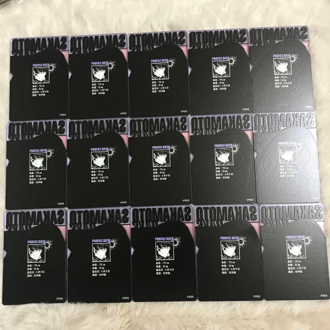 【新品】 サカモトデイズ ステータスカードコレクション 第1弾 大佛　15点