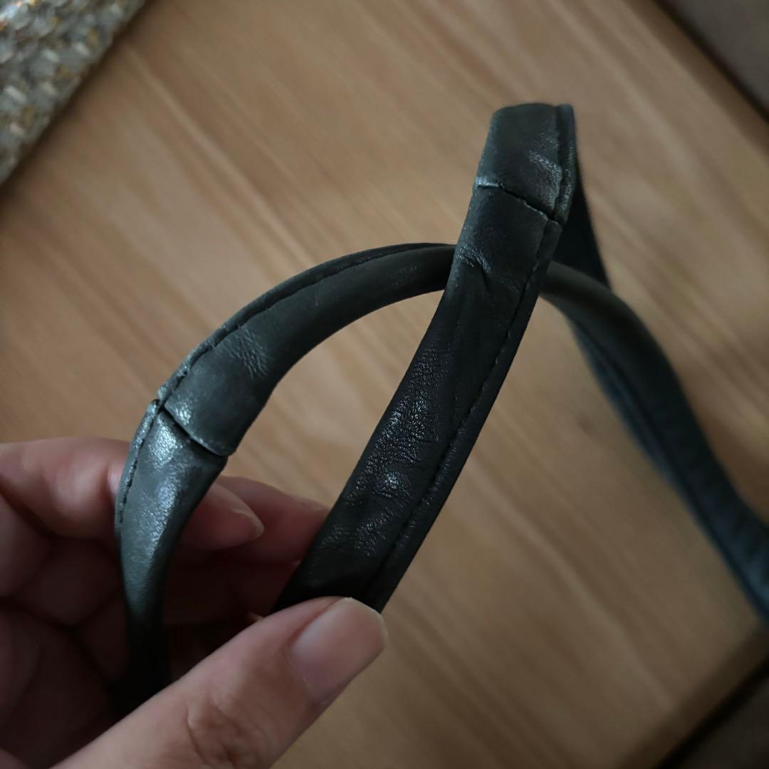 Mariana Mendez マリアナ・メンデス トートバッグ 黒革×布