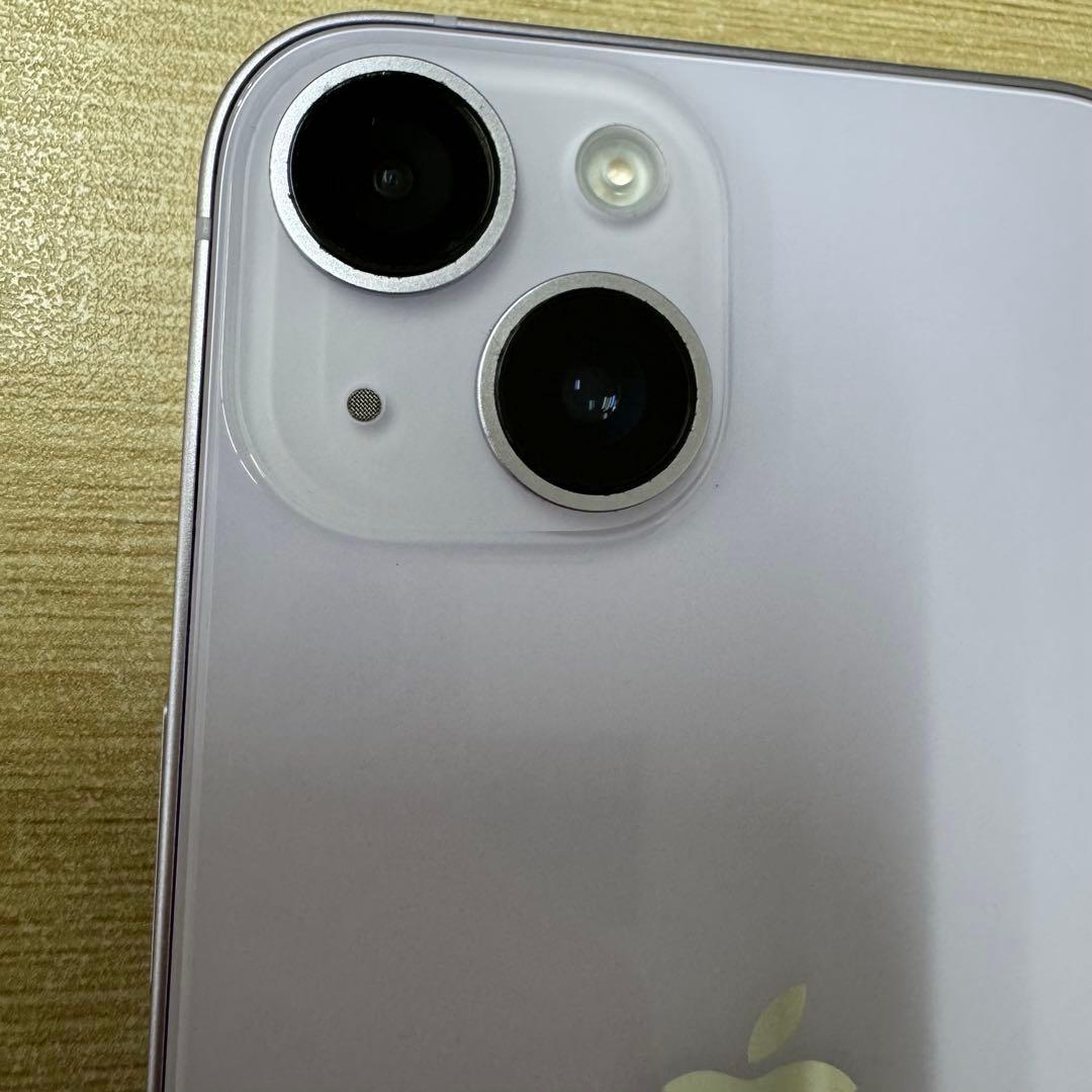 訳あり品/美品Apple iPhone14 512GBパープル 本体