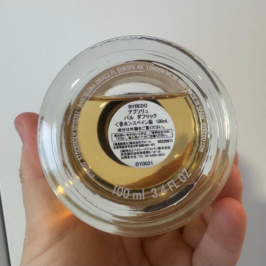 谷*だ様 BYREDO BAL D'AFRIQUE アブソリュ 100ml バル