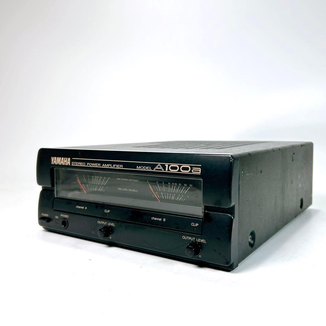 【動作品】YAMAHA ステレオ 業務用 パワーアンプ A100a 送料無料
