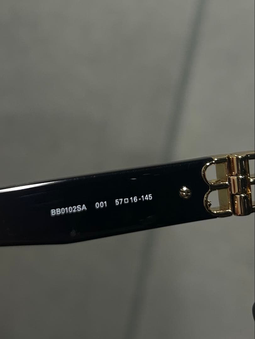 大丸札幌　BALENCIAGA 購入ブラック サングラス ケース付き