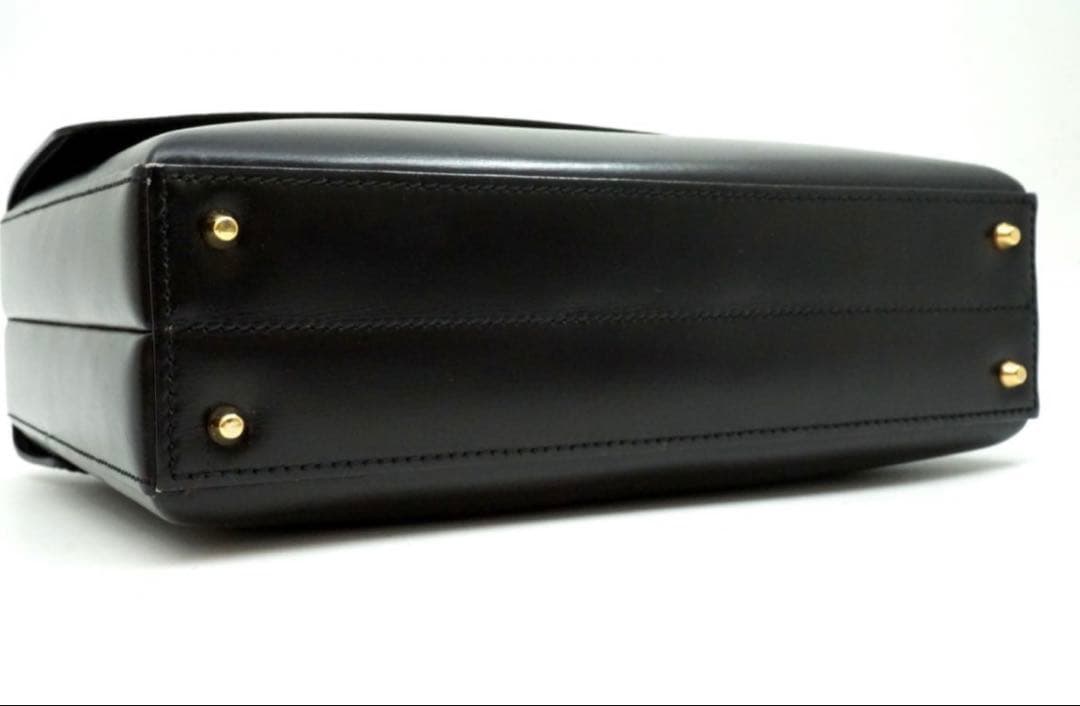 ロエベ　フォーマル　ハンドバッグ　レザー　アナグラム