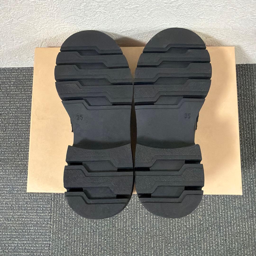 CORSO ROMA 9 4cmヒール トラックソールビットローファー