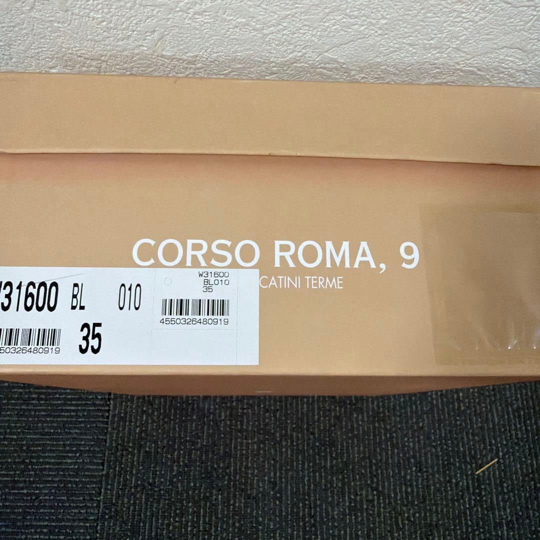 CORSO ROMA 9 4cmヒール トラックソールビットローファー