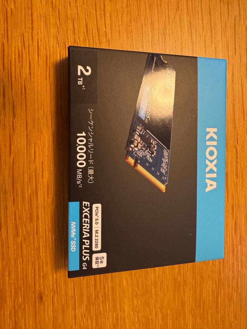 KIOXIAEXCERIAPLUS G4 2TB M.2 SSD 未開封