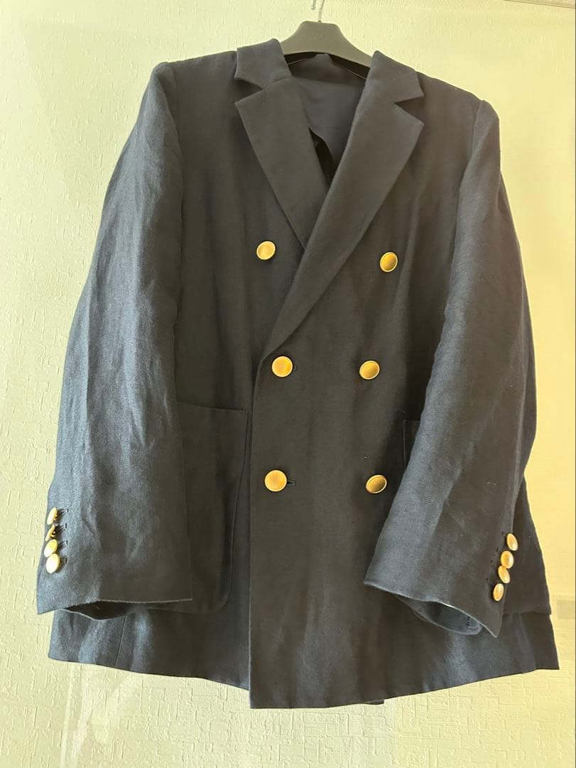 美品未着用に近いTOMORROWLAND MACPHEE ダブルブレストブレザー