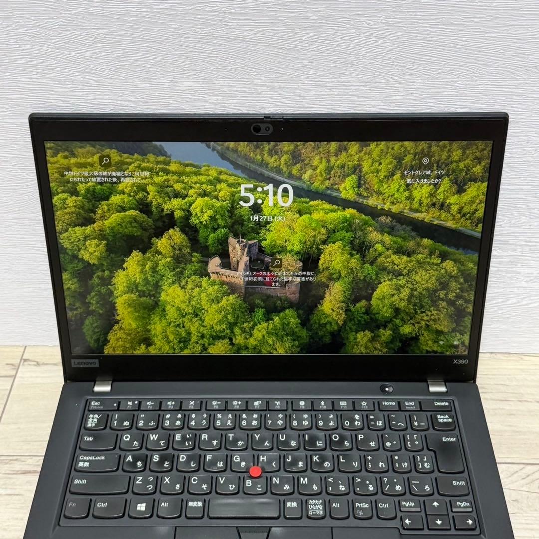 Lenovo ThinkPad X390/i5第8世代/8GB/SSD256