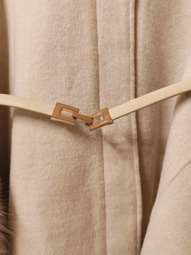 SNIDEL / スナイデル ファー付きミドルケープコート