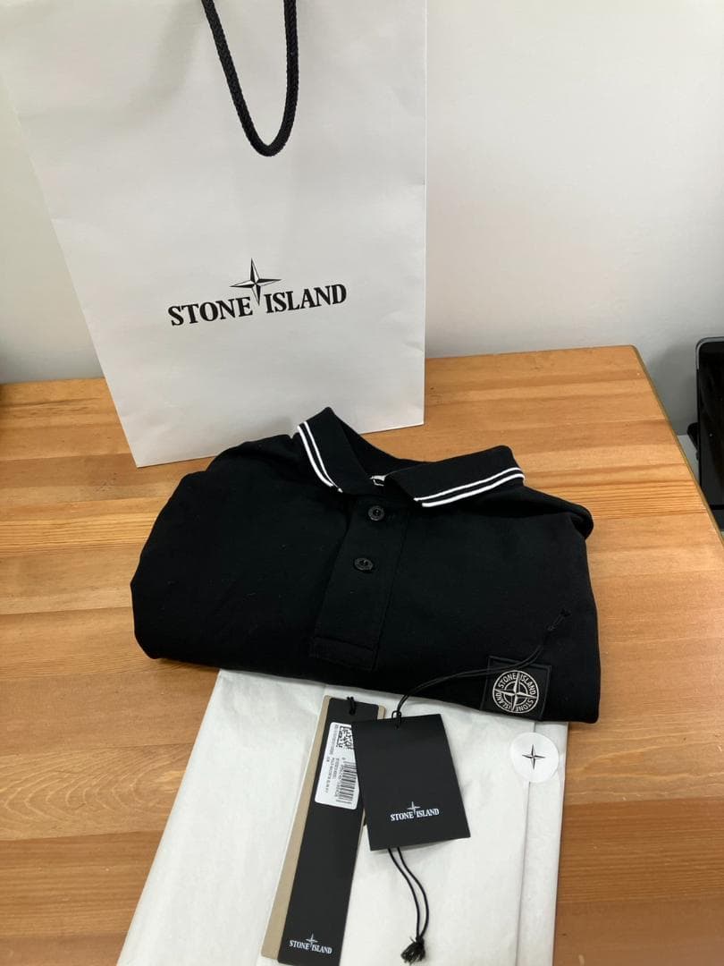 STONE 　ストーンアイランド　ポロシャツ　L