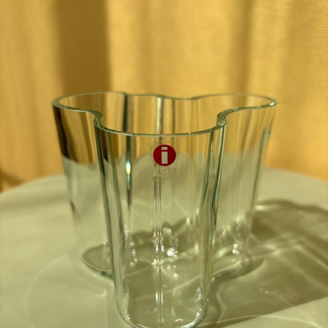 【未使用】イッタラ アアルト ベース 95mm 1937 クリア